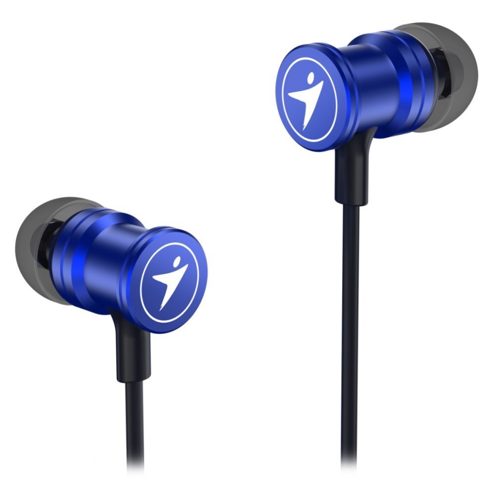 AURICULAR IN EAR PLUG 3.5 GENIUS HS-M316 AZUL METALICO C/VOLUMEN MANOS LIBRES 
31710017401